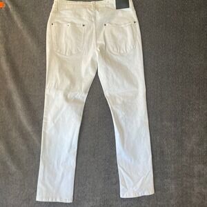 Steve's Jeans Mens White Straight Leg Denim Pants Size‎ 32x30